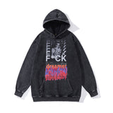 Men Hoodie Hip Hop Print Oversize Hooded Sweater Men and Women Hiphop