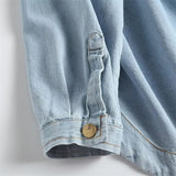 Women Jacket Denim Shirt Women's Spring and Autumn Retro Coat