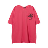 Men T Shirt Hip Hop Graffiti Printing Short Sleeve T-shirt