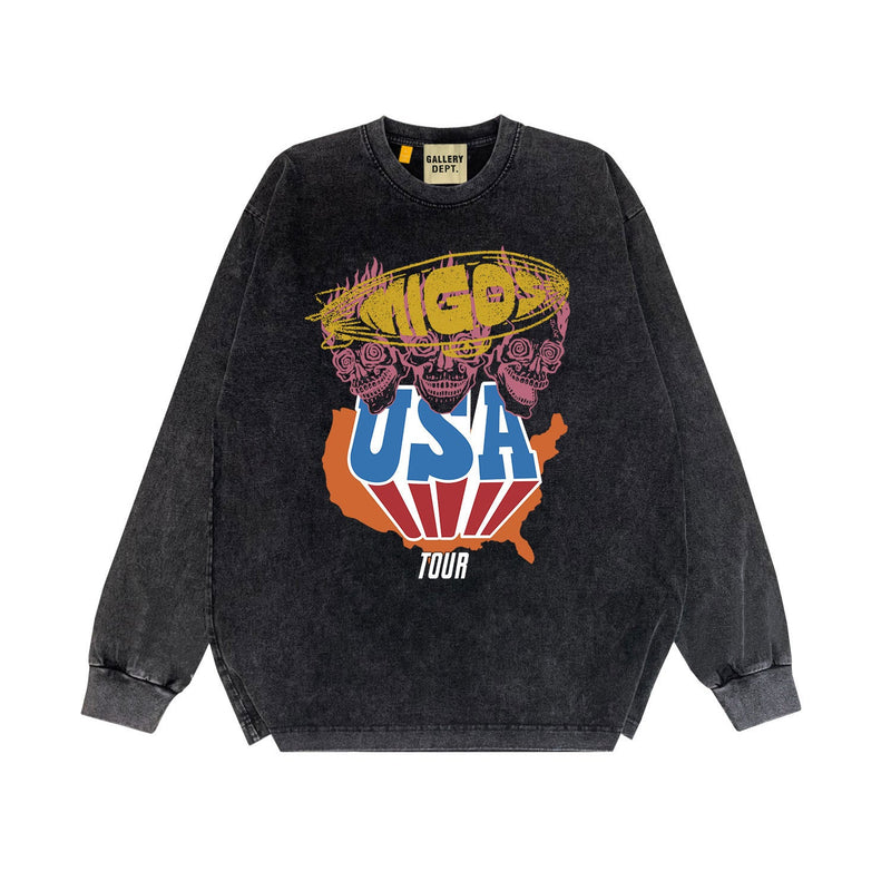 Gallery Dept Long Sleeve Shirt Vintage T Shirt Washed and Worn Vintage Long Sleeve T-shirt