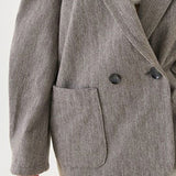 Women Trench Coat Woolen Small Business Suit Coat