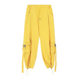 Men Sweatpants Spring/Summer Thin Workwear Trousers Men's Loose Casual Wide-Leg Pants Multi-Pocket Straight-Leg Pants