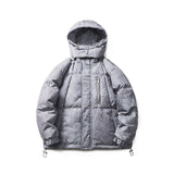 Unisex Winter Cotton Coat Winter Retro Dark Pattern Warm down Jacket