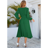 Women Date Dress Fall/Winter Dress Leisure Long Sleeve Dress