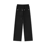 Women Sweatpants Straight-Leg Trousers Men and Women Hiphop Loose Dancing Wide-Leg Casual Pants