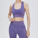 Women Yoga Set Running Exercise Vest
