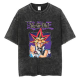 2024Streetwear Japanese Anime Print T Shirt Fashion Vintage