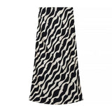 Women Dresses Summer Skirt High Waist Dress (Xds0414)