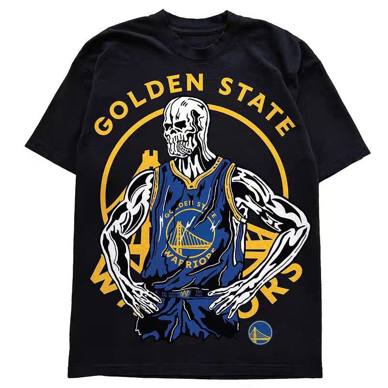 NBA T-Shirts Warren Lotas Joint NBA Short Sleeve Sports Loose