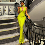 Women Dresses Spring Sexy V-neck Backless Dress