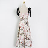 Women Dresses Bohemian Summer Sling Long Dress (Qymy0409)