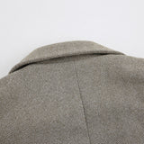 Women Trench Coat Woolen Small Business Suit Coat