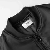 Unisex Winter Cotton Coat Letter Embroidered Stand Collar Cotton Coat Retro Warm Cotton Coat