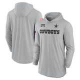 NFL T-Shirts NFL American Football Hooded Long Sleeve T-Shirt Men's Outdoor Leisure