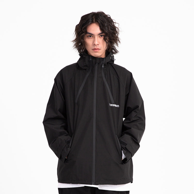 Men Jacket Coat Shell Jacket Men's Windproof Outdoor Sports Hooded Jacket Coat Loose