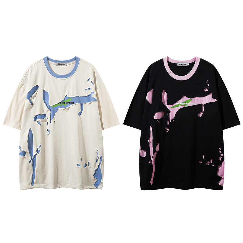 Men T Shirt Couple Short Sleeve T-shirt Men and Women Half Sleeve T-shirt