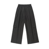 Women Pants Cargo Pants Multi-Pocket Drooping Wide-Leg Pants Straight Casual Trousers