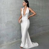 Women Dresses Autumn Sexy Backless Dress