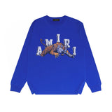 Amiri Long Sleeve Shirt Fashion Brand Long Sleeve Long-Sleeved T-shirt Blouse