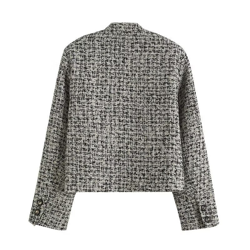 Women Woolen Coat Tweed Chanel Coat