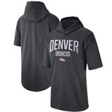 NFL T-Shirts NFL Football Hooded T-Shirt Short Sleeve Print