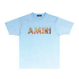 Amiri T Shirts Fashion Brand T Shirt Short Sleeve T-shirt Blouse