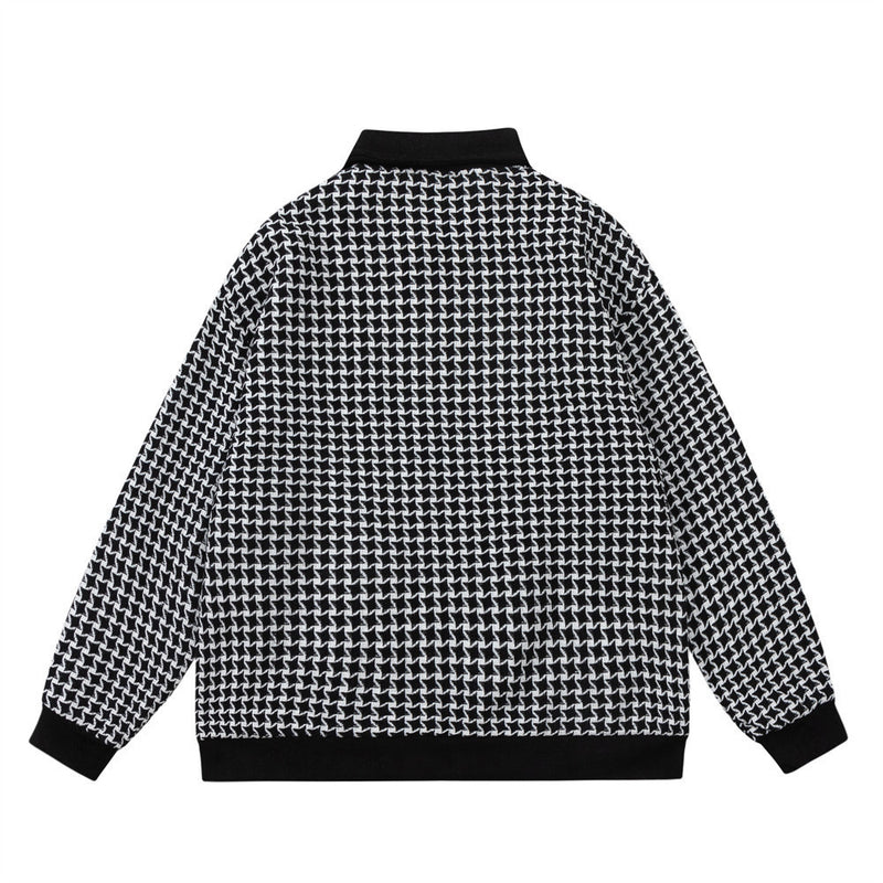 Men Jacket Coat Men's Autumn and Winter Personalized Contrast Color Lapels Jacket