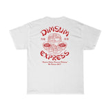 Women Dim Sum Retro Graphic Tees Unisex Oversized Back Print