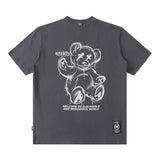 Men T Shirt Bear Oversize Couple Short Sleeve T-shirt