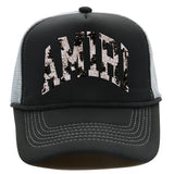 Amiri Hat Baseball Cap Trendy Summer Amiri Printed Mesh Cap