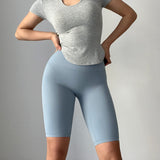 Women Yoga Sports Shorts Sexy Quick-Drying Yoga Fitness Dance Tight Sports Running Cycling Shorts