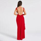 Women Dresses Summer Slim Fit Long Dress Sexy Backless Dress