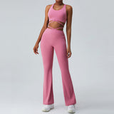 Women Yoga Set Horn Yoga Pants Sports Workout Clothes