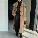 Women Cardigan Sweater Autumn Sweater Coat Lapel A3310