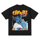 Asap Rocky T Shirts Travis Scott Short Sleeve Eminem ASAP TentacionT-Shirt