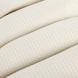 Unisex Winter Cotton Coat Waffle Stand-up Collar Cotton-Padded Clothes Retro Warm Labeling Decorative Cotton Coat