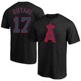 MLB T-Shirts MLB Angels Otani Shohei Outdoor Baseball Loose Short Sleeves