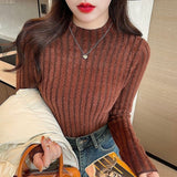 Women Knitwear Autumn and Winter Turtleneck Sweater Knitwear