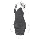 Women Dresses Sexy Summer Sling Dress V-neck