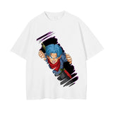 2024Men Dragon Ball Z T Shirt Anime Japanese Printed T-shirt