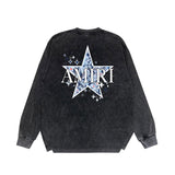 Amiri Long-Sleeve Shirt Vintage Washed and Worn Vintage Long Sleeve T-shirt