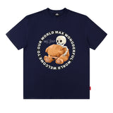 Men T Shirt Hip Hop Couple Short Sleeve T-shirt Hip Hop Oversize