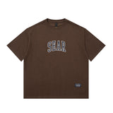 Men T Shirt Spring/Summer Loose Letter Print Short-Sleeve T-shirt