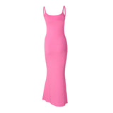 Women Dresses Spring/Summer Sexy Backless Spaghetti Straps Dress
