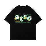 Men's T Shirt Letter Embroidery Men's and Women's Short-Sleeved T-shirt
