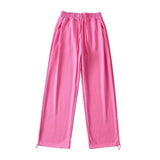 Women Sweatpants Spring Casual Wide Leg Straight Harem Pants