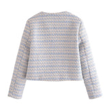 Women Woolen Coat Fall/Winter Chanel Coat Loose Crop Top