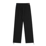 Men Sweatpants Letter Printing Straight-Leg Pants Men's Casual Wide-Leg Sports Fashionable Trousers