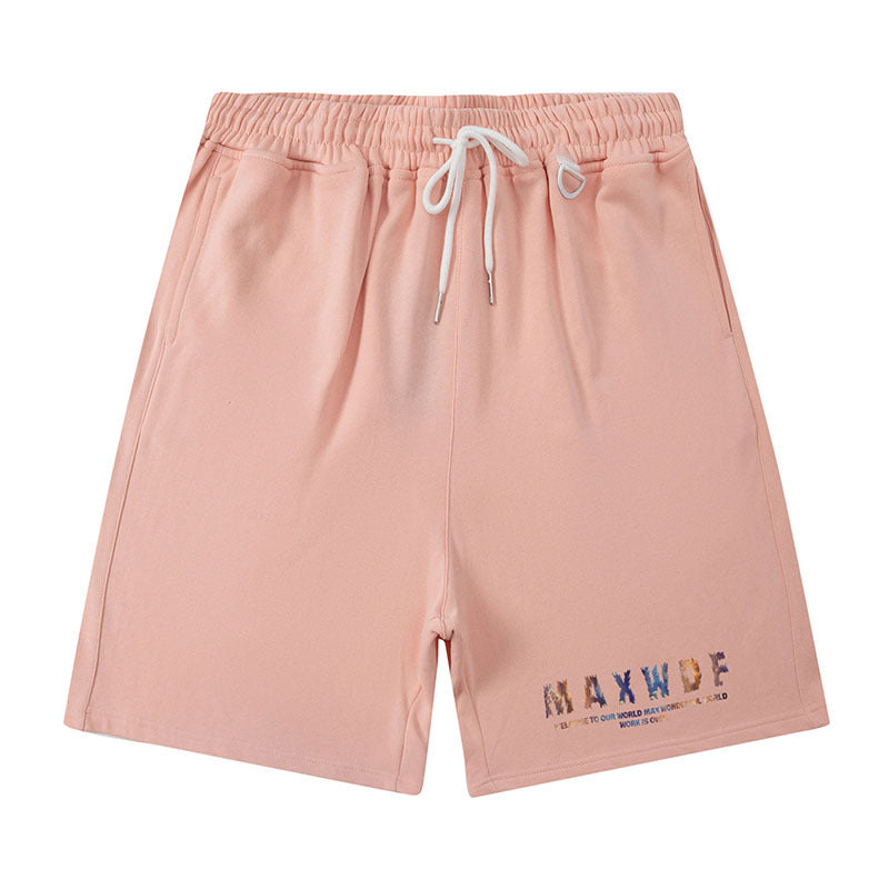 Men Shorts Sports Shorts Men and Women Loose Casual Couple Shorts