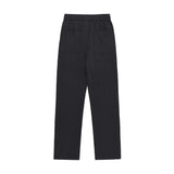 Men Sweatpants Straight Casual Pants Loose Elastic Waist Solid Color Simple Wide Leg Pants Trousers